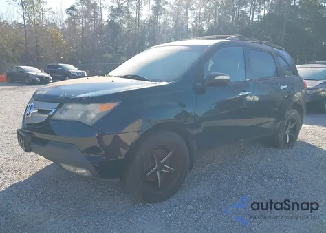 2007 Acura Mdx Technology Package z USA, uszkodzony, nr VIN 2HNYD28397H552811